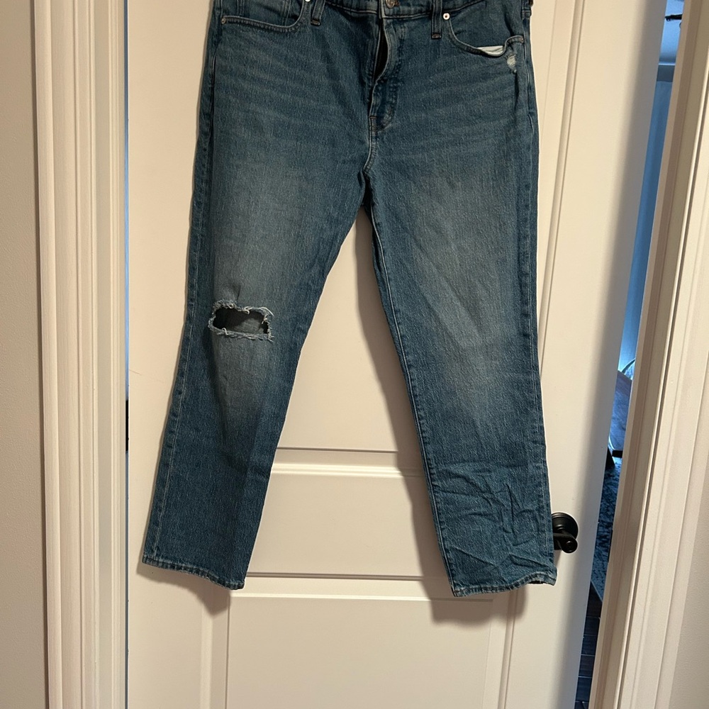 Madewell Women's Straight Leg Jeans - Blue